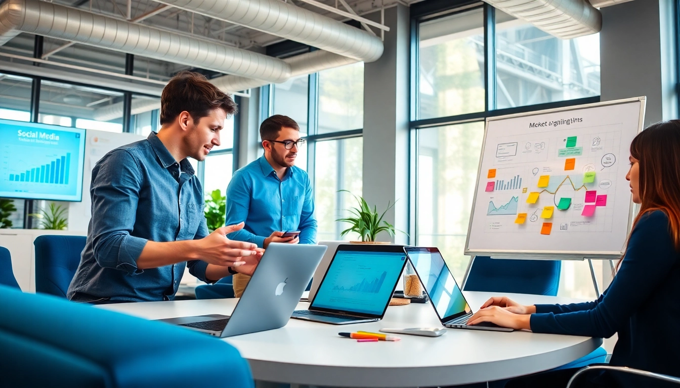 Boost your social media strategy insights at https://boost-social-media.com with a dynamic marketing team at work.