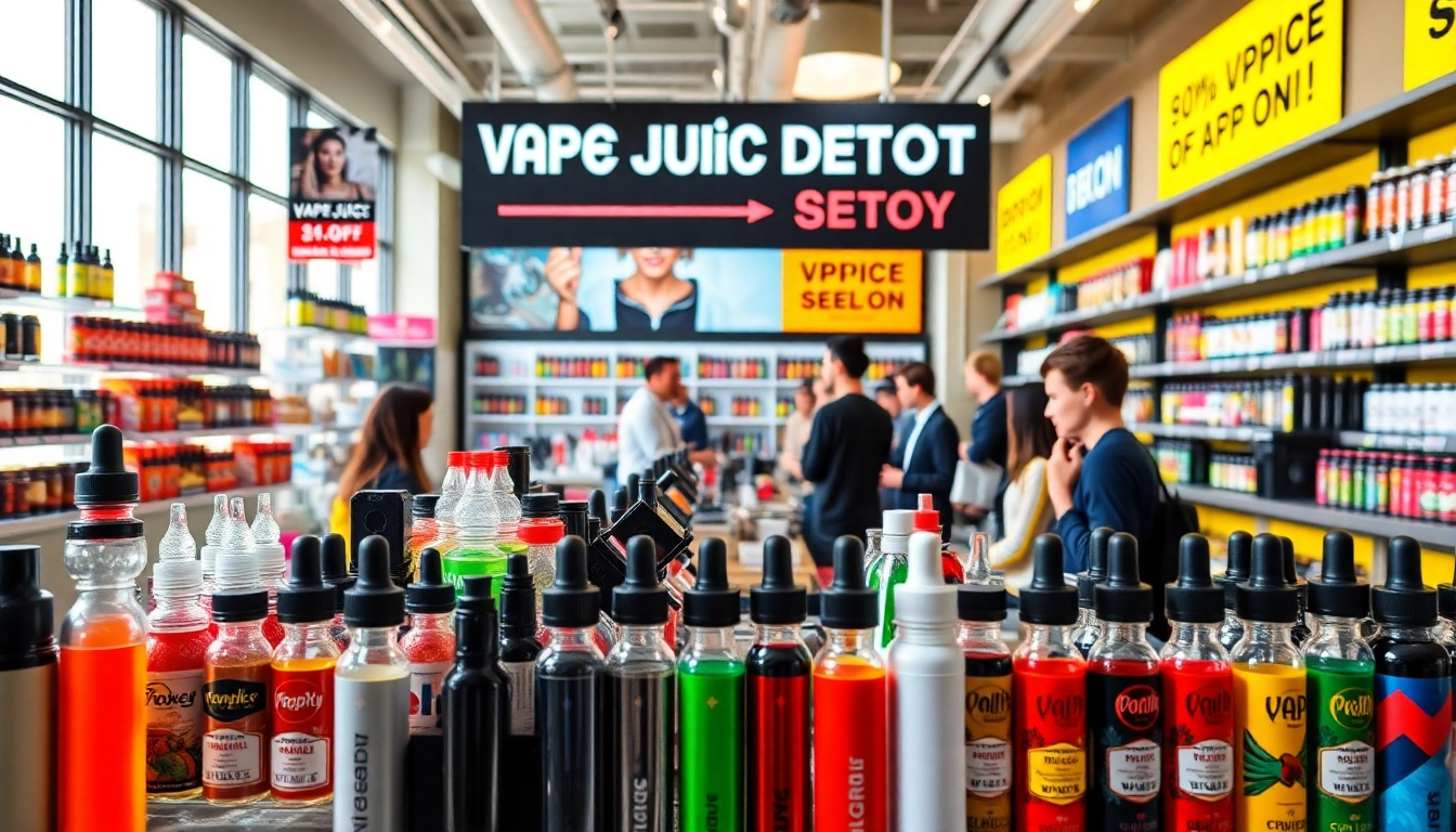 Explore assorted vape products at Vape Juice Depot showcasing quality juices and devices.