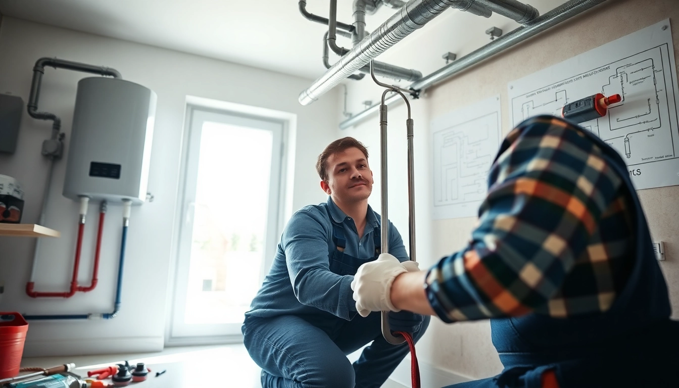 Plumbing Lacey Wa services highlighted with a professional plumber in action amidst tools.