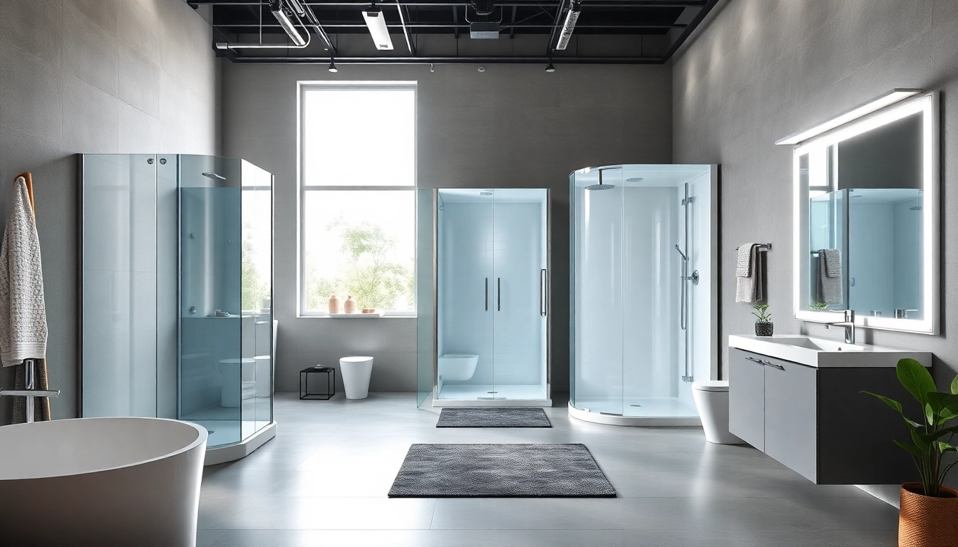 Découvrez la cabine de douche sirhona avec un miroir LED moderne dans un cadre élégant.