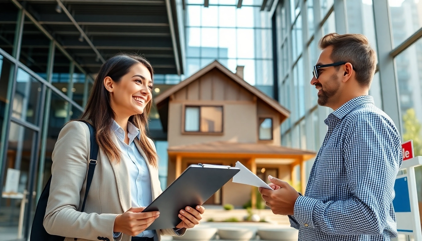 Erleben Sie die besten Immobilienmakler auf https://immobilienmakler-bester.de, während sie eine exquisite Immobilie präsentieren.