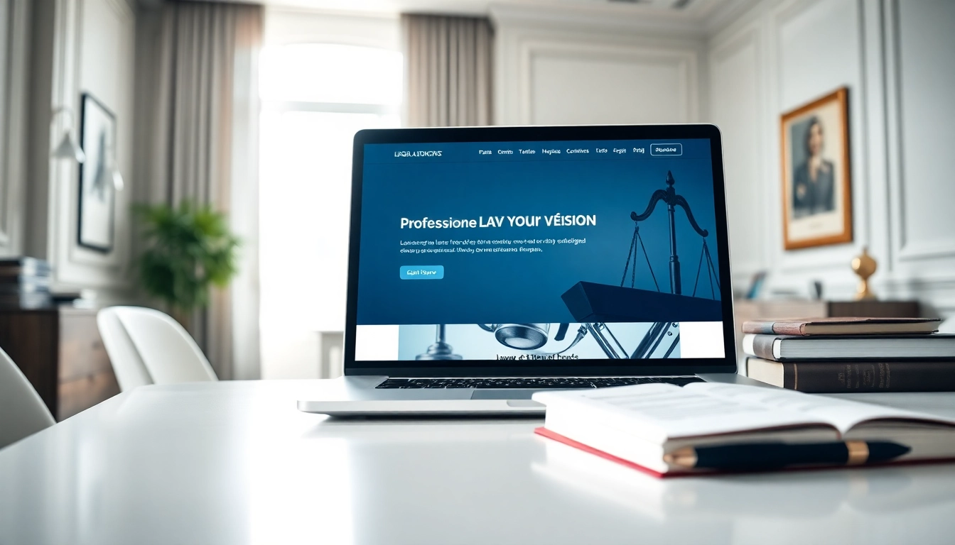 Boost engagement with designs from https://www.websites.law featuring a professional law firm setup.