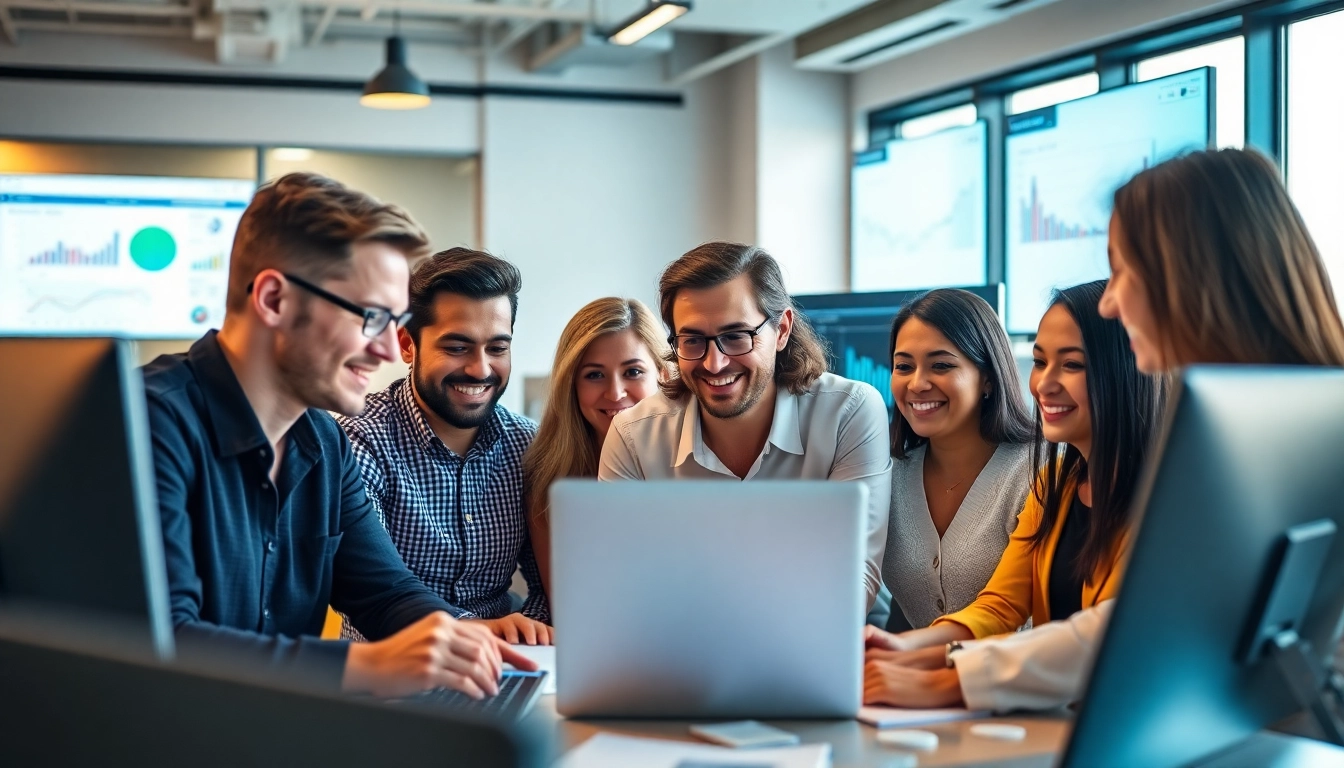 Eine SEO Agentur arbeitet zusammen, um digitale Marketingstrategien zu entwickeln.