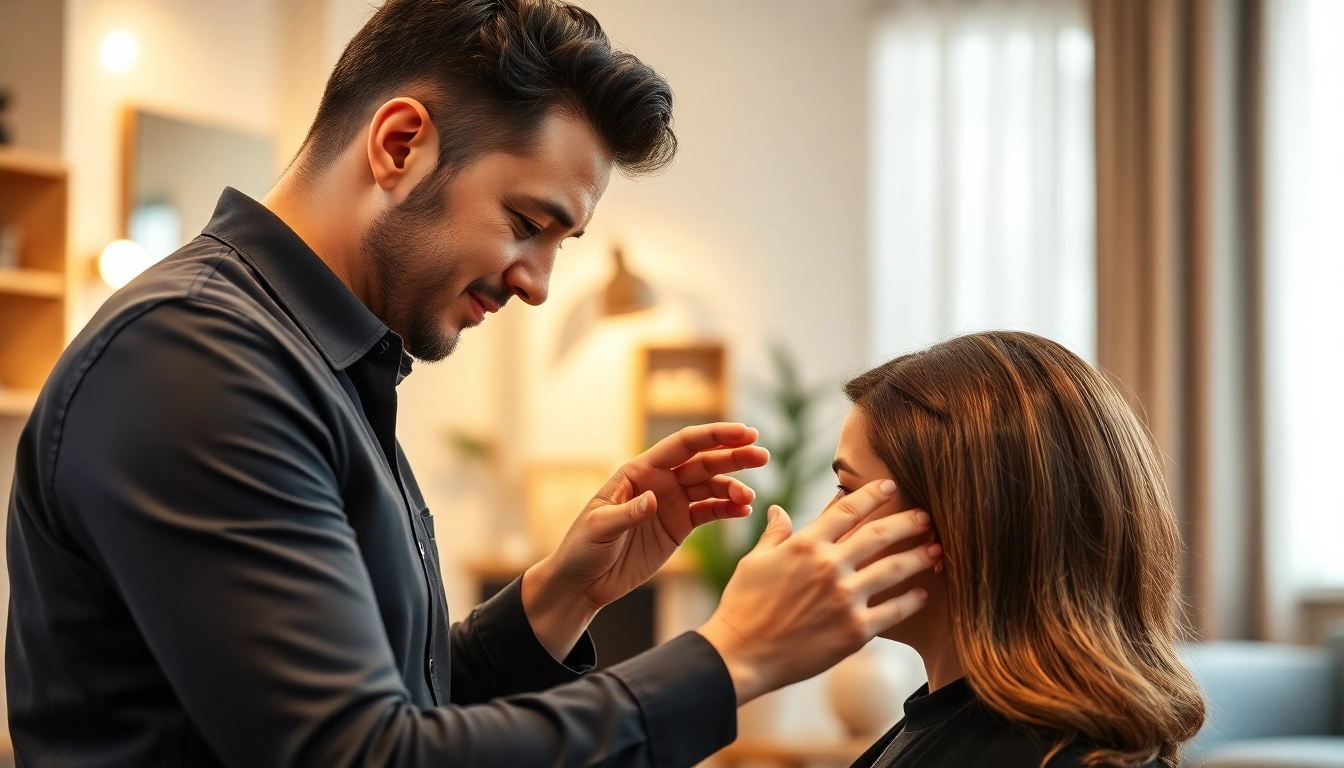Experience hair transformation at Ace of Fades 212 with a skilled specialist in a bright studio.