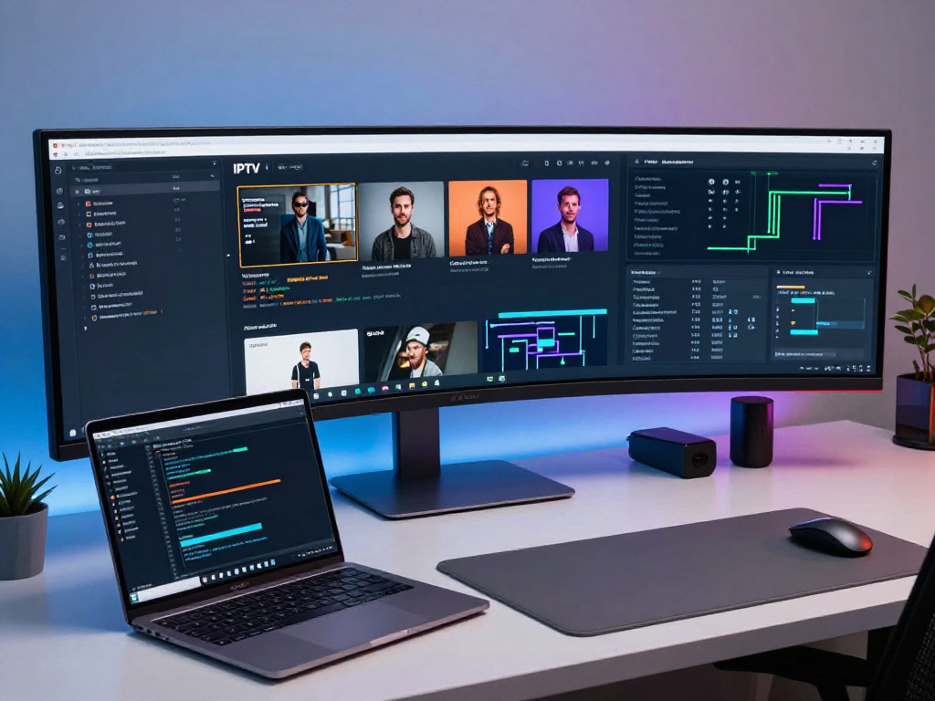 IPTV UK software solutions in a seamless digital platform environment. Explore advanced technology, cloud computing, and cybersecurity.