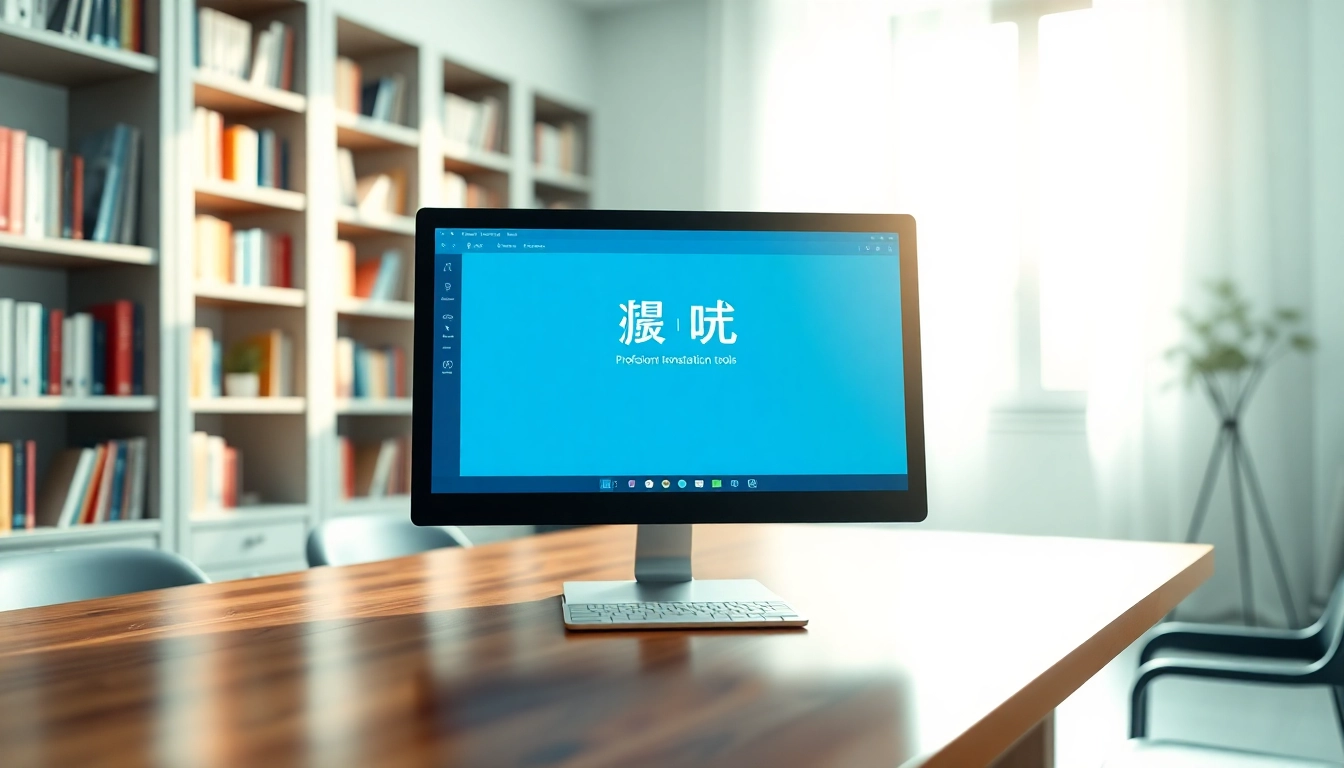 Utilize 有道翻译 on a modern workspace with translation tools and language resources.