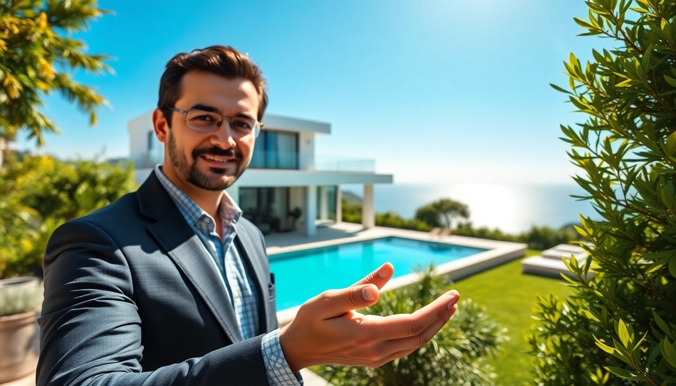 Showcase luxury villa for alanya property sale in Alanya with ocean view and inviting atmosphere.