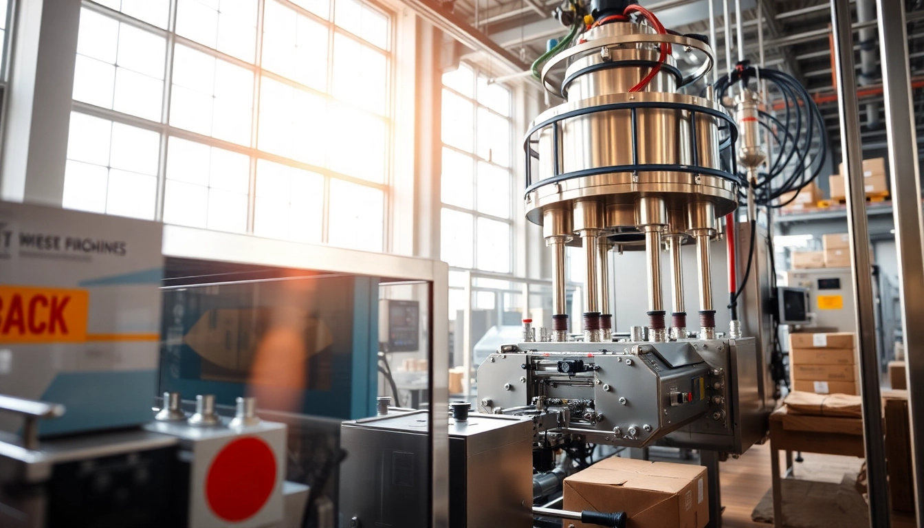 Engaging SA Packaging Machinery in a dynamic industrial environment showcasing its sleek design and functionality.