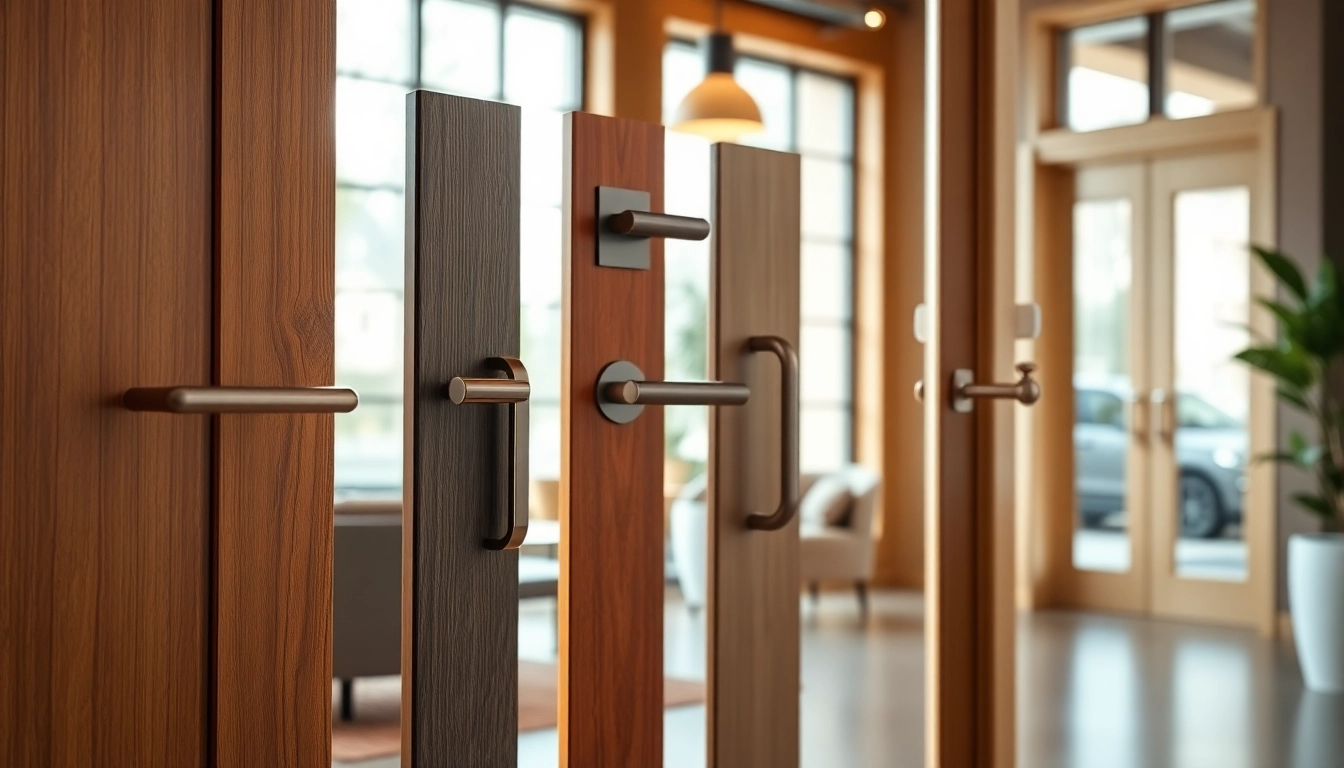 Exquisite door handles from Door Handle Company displayed in a modern interior design.