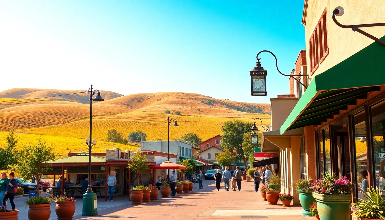 Experience the charm of Clarksburg, CA through its lively streets and scenic vineyards.