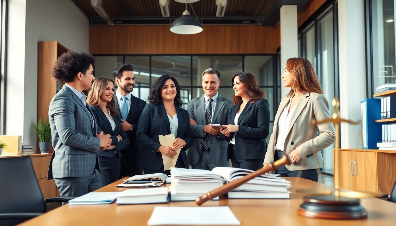 Lawyers at https://www.shiverhamilton.com collaborating in a bright, professional office setting.
