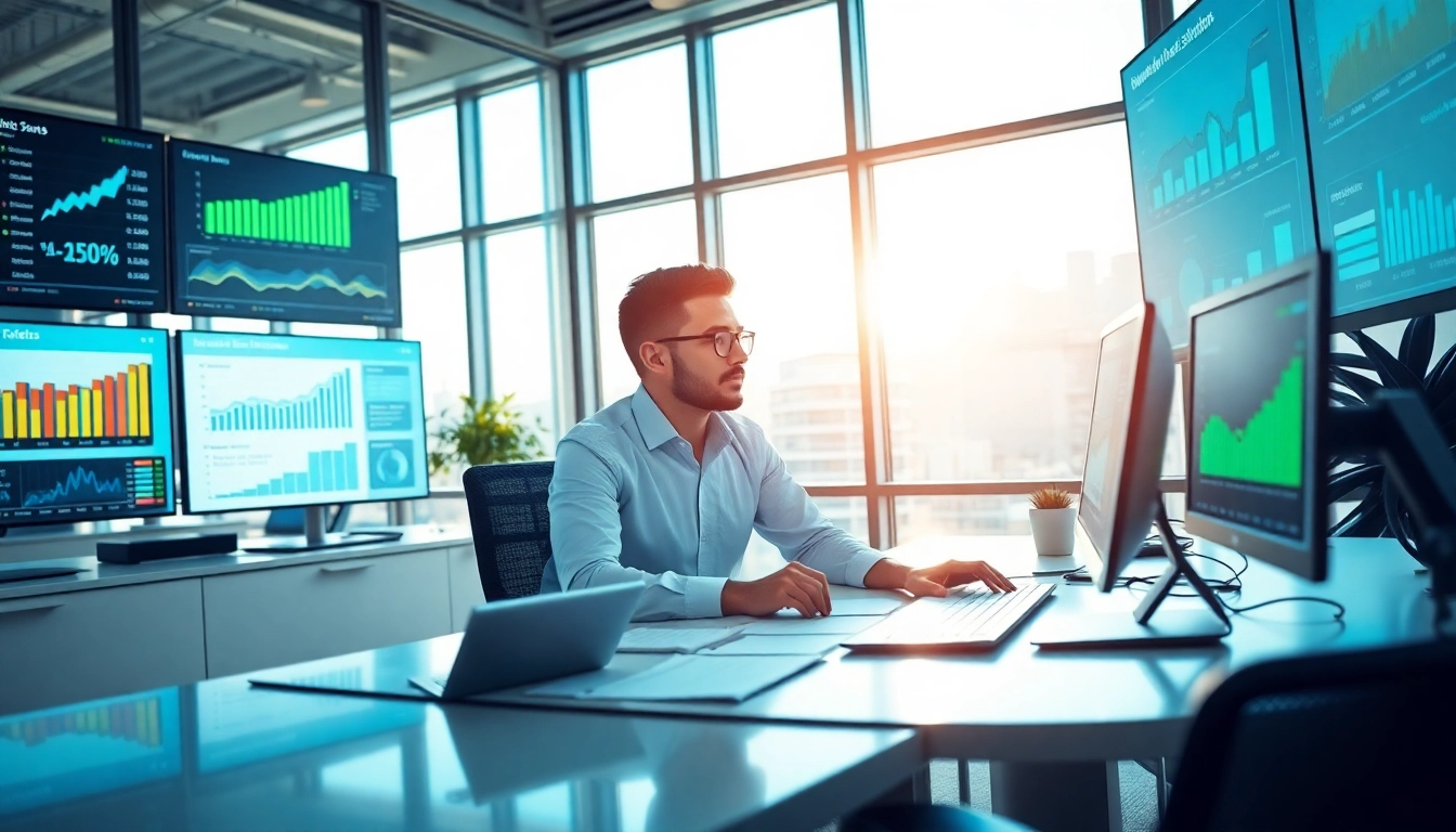 Visualize a professional workspace showcasing sales tax solutions for ecommerce analytics.