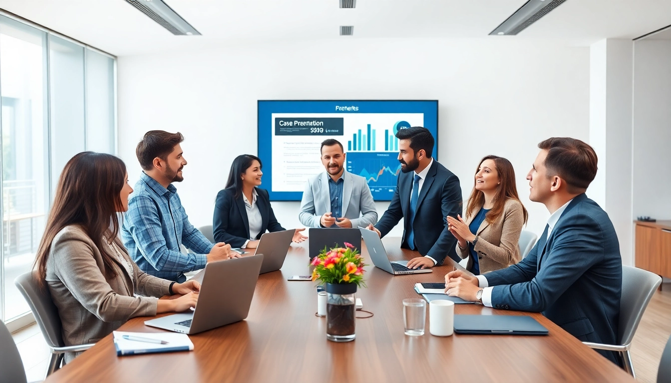 Engage in productive discussions at https://oresundbusinessmeeting.se, showcasing a modern conference atmosphere.