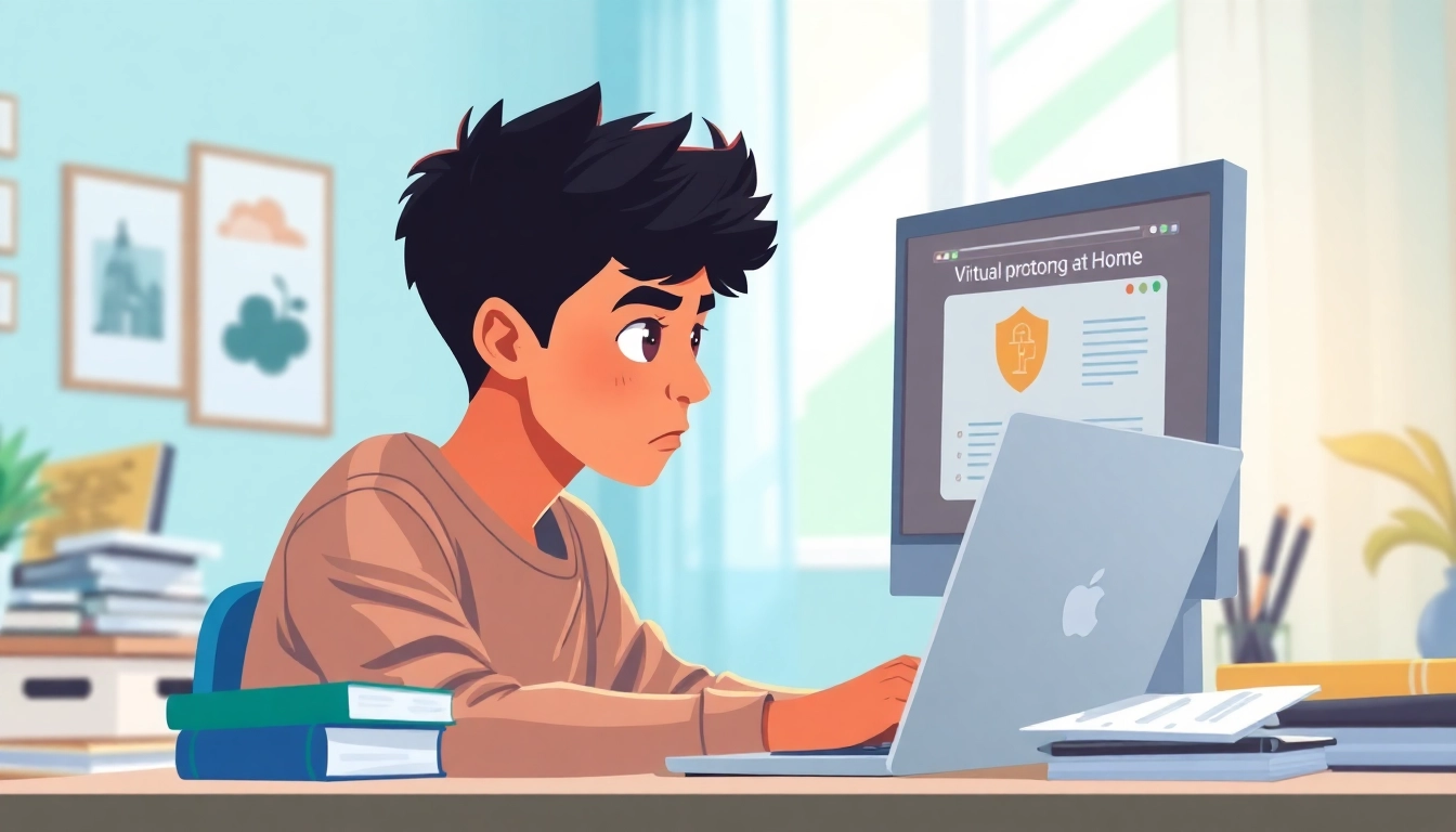 Students receiving proctored exam help in a focused and professional online setting.