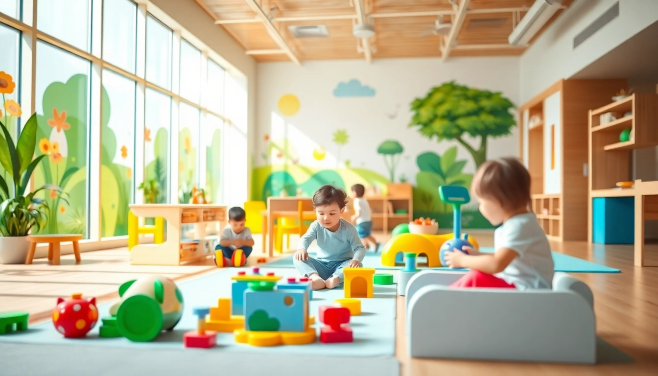 Explore engaging activities at https://juniorsjunction.com, showcasing a lively childcare center environment.