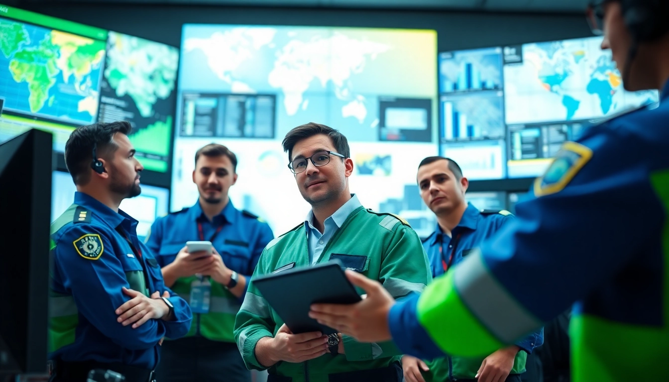 Illustration of a professional emergency response team emphasizing which of the following is a benefit of unified command?