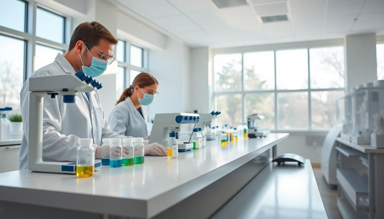 Conducting Classic Environmental Testing with precision in a bright laboratory setting.