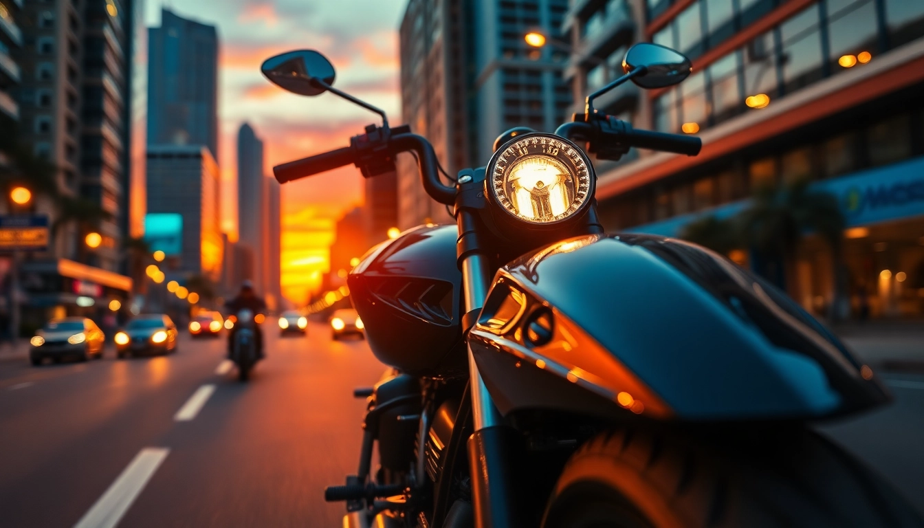 Ride Affordable street legal motorcycles through city streets showcasing style and performance.