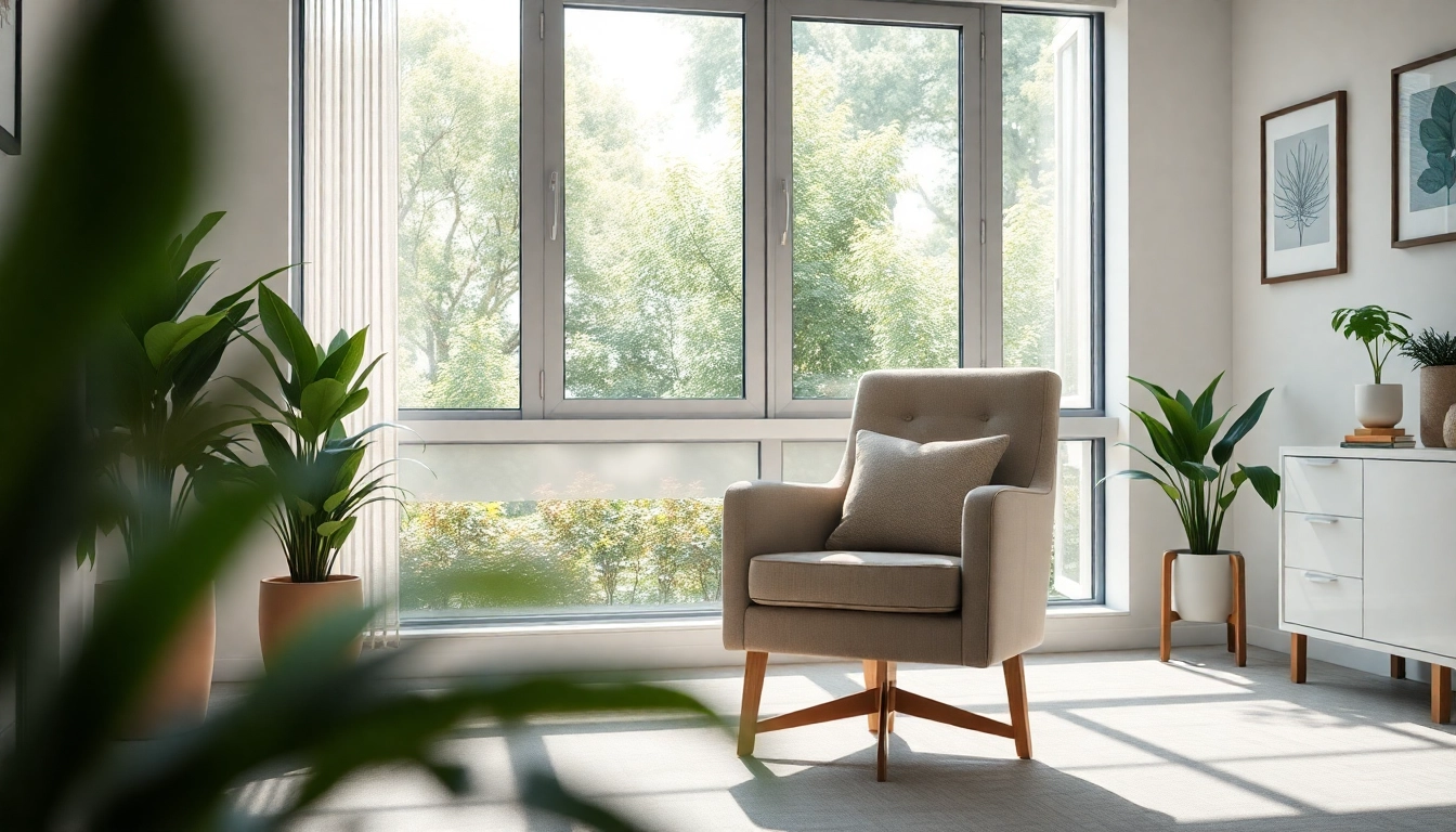 Psychiatrist dubai consulting a patient in a tranquil office with calming decor.