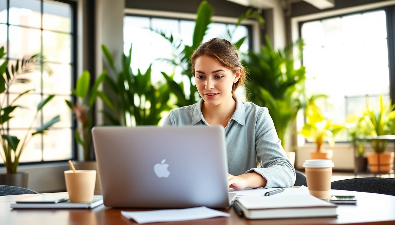 Beleef de inzichten van https://allesoverfreelancen.nl met een geconcentreerde freelancer in actie.
