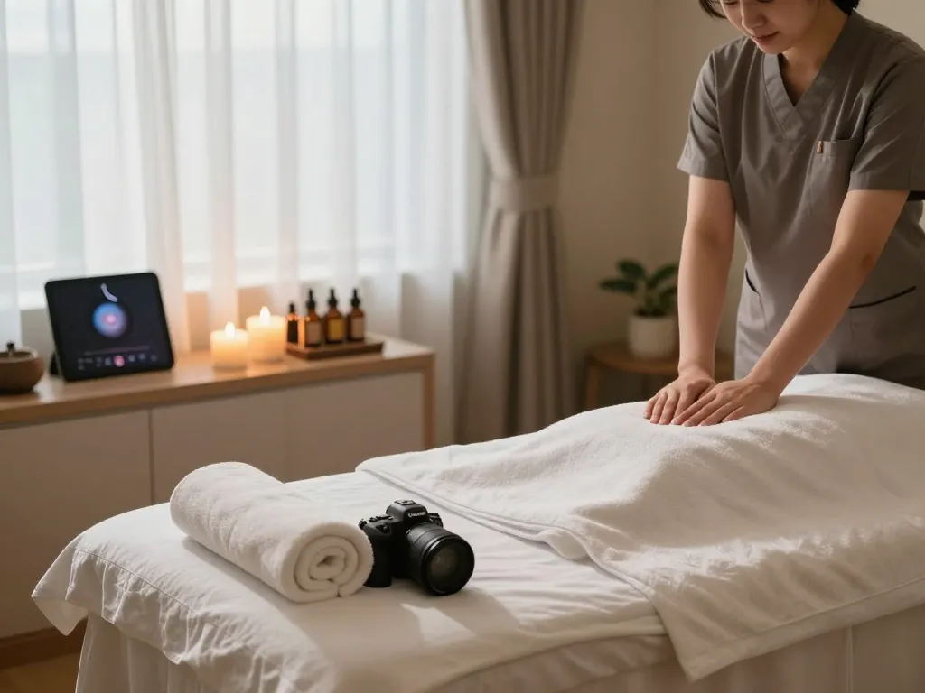 Experience ultimate relaxation with 부천 출장마사지 in a serene home spa setting.