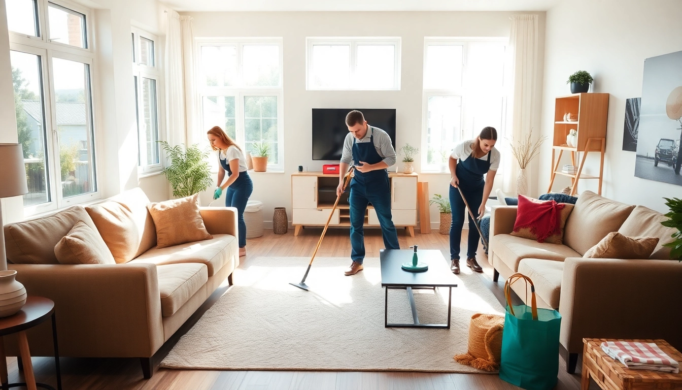 Enhance your space with a professional Cleaning Service transforming your living room into a clean, inviting area.