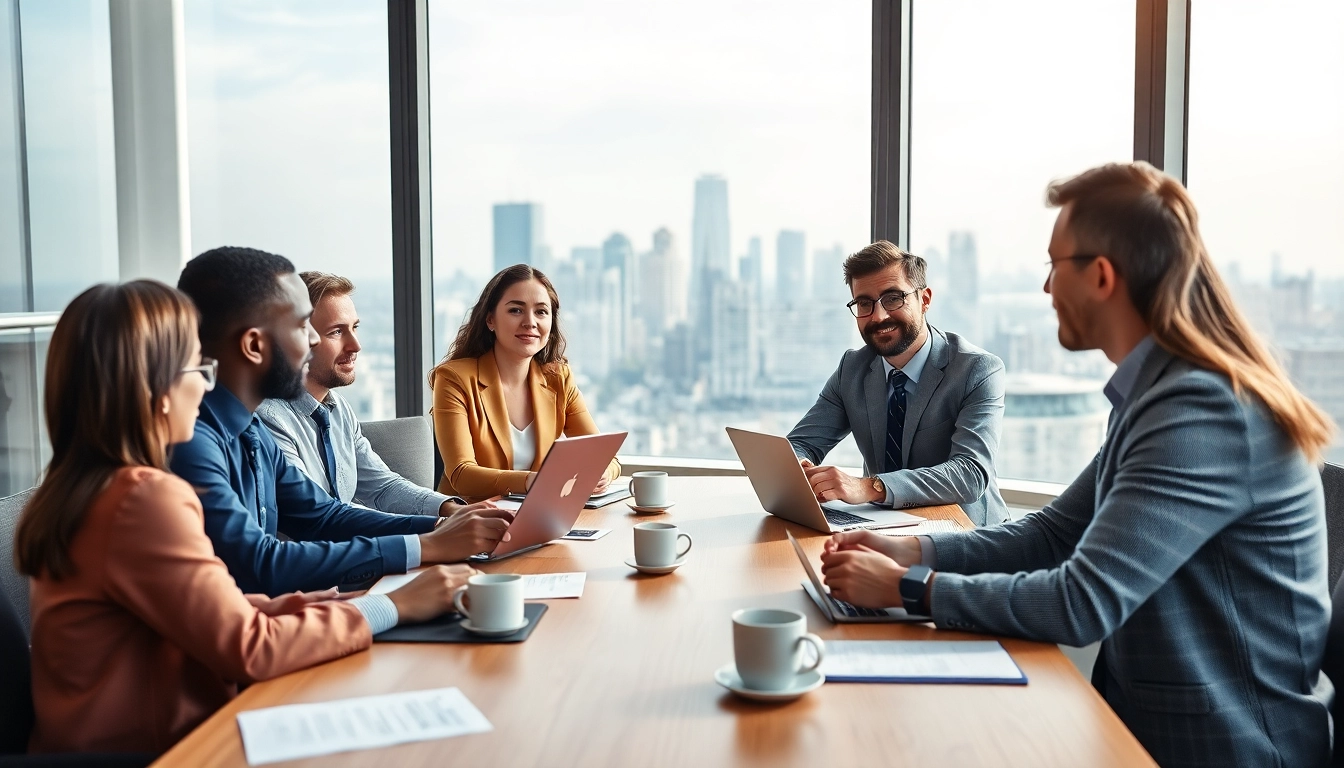 Discussing US company formation strategies in a collaborative business meeting.