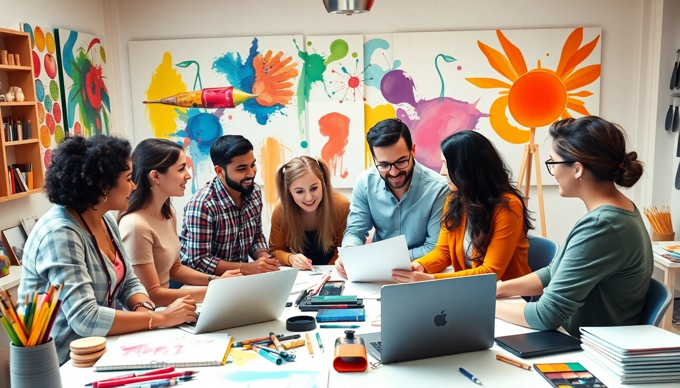 Activiteiten van creatievelingen bij https://www.stofnodig.nl in een dynamische werkomgeving