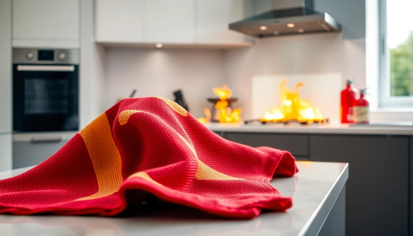 Utilize a fire blanket effectively to smother small flames in a safe environment.