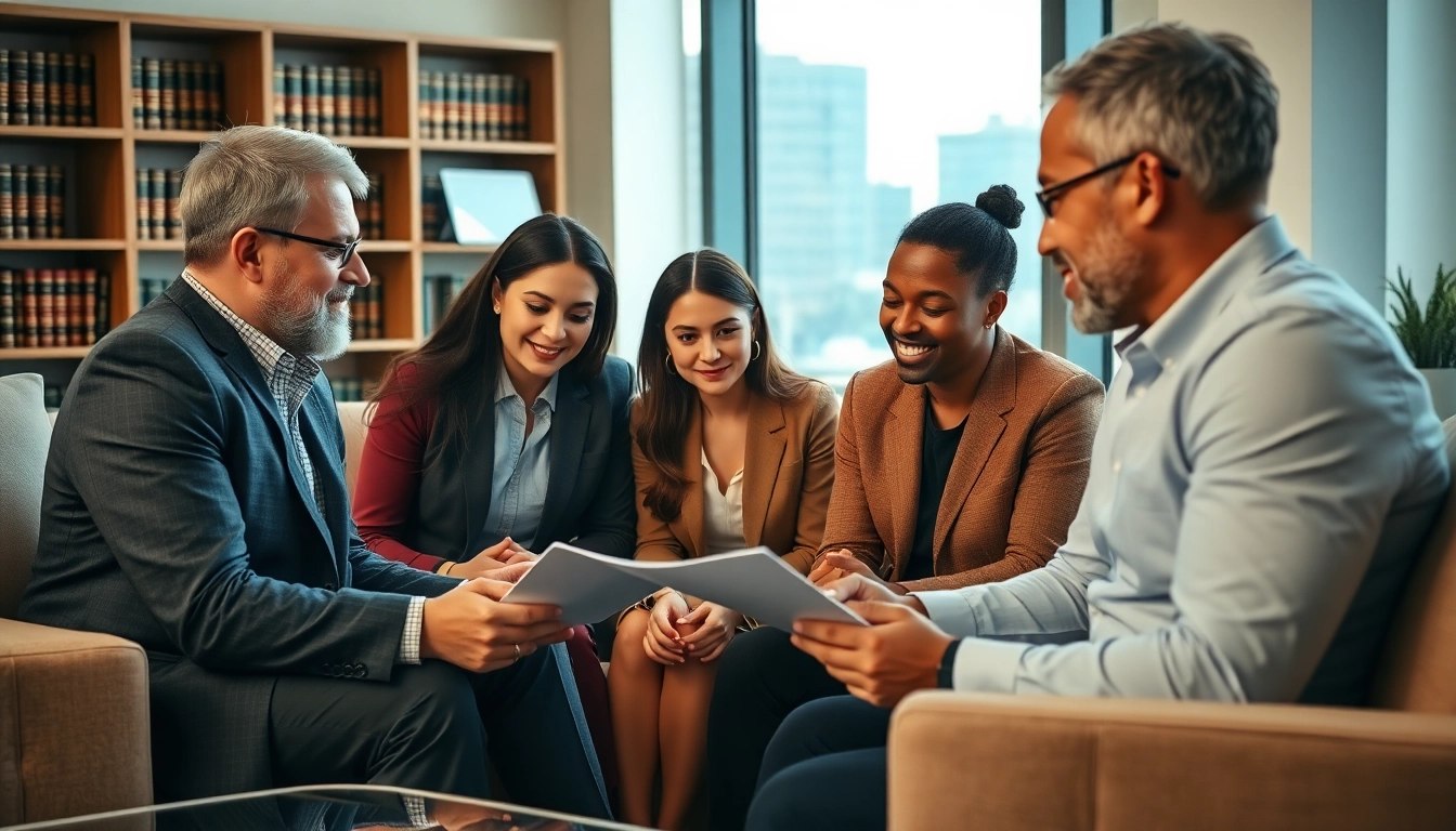 Consult professional family attorney services at https://www.stpetefamilyattorney.com with diverse families discussing legal matters.