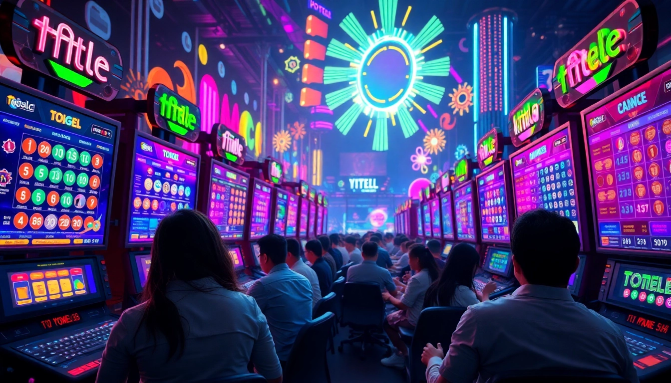 Permainan bandar togel online yang menarik dengan tampilan antarmuka yang modern dan interaksi pemain.
