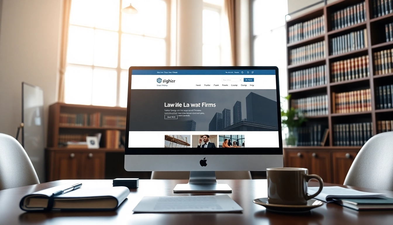 Design a powerful website at https://www.lawfirmswebsitedesign.com featuring modern aesthetics and professional elements.