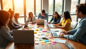 Collaborative strategy meeting at Www.valenciakey.com showcasing innovation and teamwork.