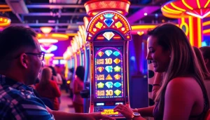 Menangkan jackpot besar di mesin jewel4d slot yang bersinar dengan keceriaan pengunjung.