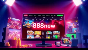 888new online betting platform interface featuring engaging games and user-friendly design.