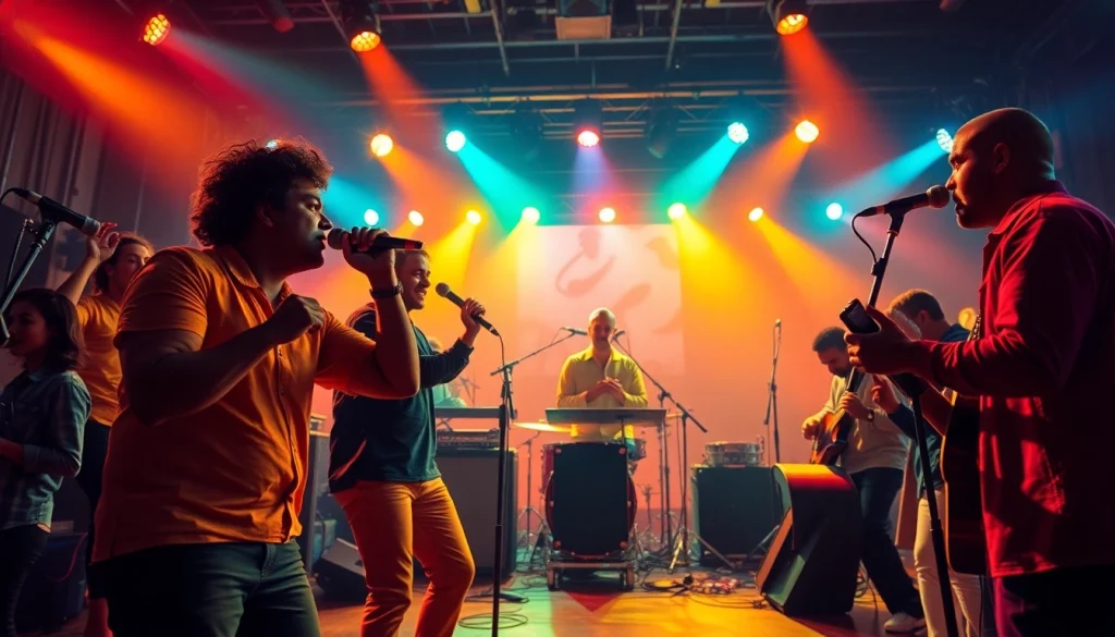 wadupnaija showcases vibrant music performances with artists engaging the audience excitingly.