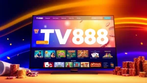 TV88 homepage showcasing a vibrant online gaming experience with engaging graphics and user-friendly design.