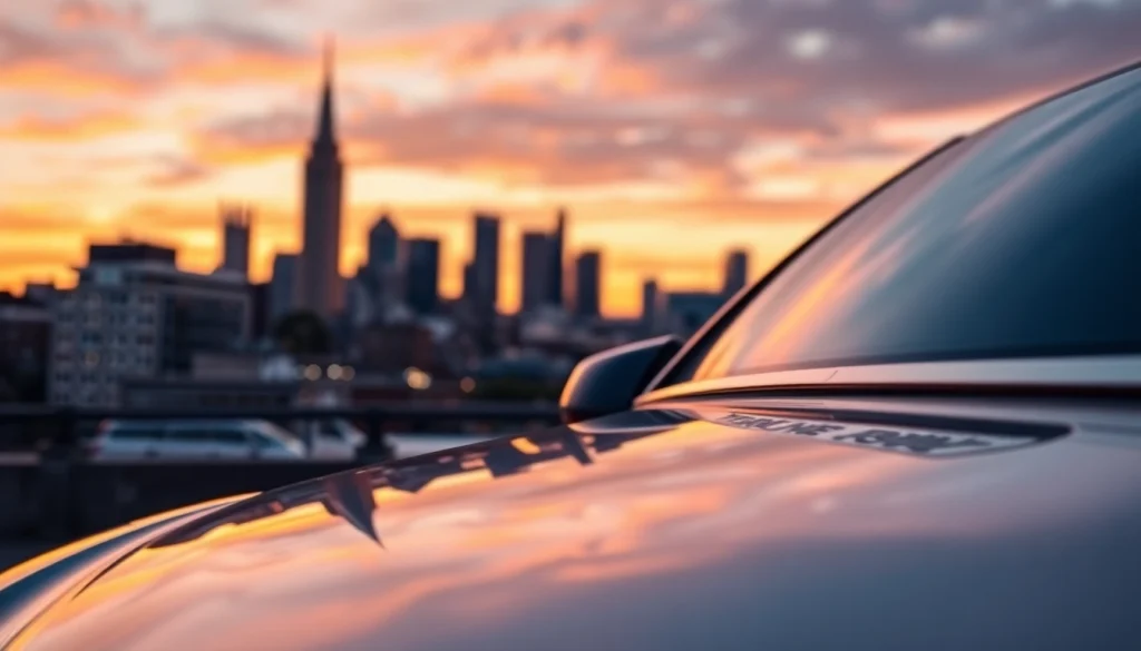 Booking a Nottingham to Heathrow Taxi with a sleek urban vehicle showcasing comfort and elegance.