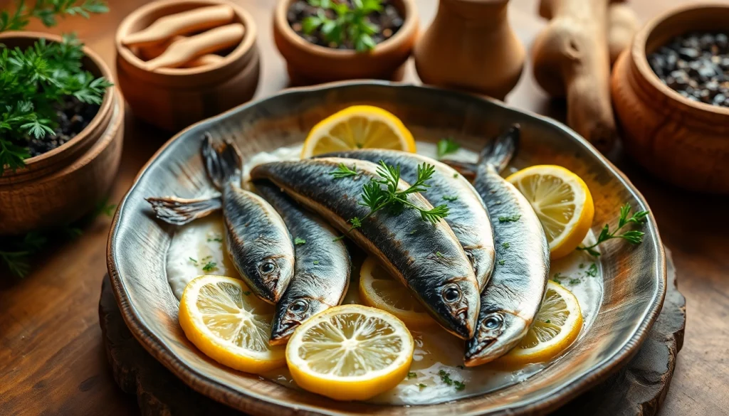 Fomentar una dieta rica en proteina sardianas con un delicioso plato de sardinas.