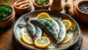Fomentar una dieta rica en proteina sardianas con un delicioso plato de sardinas.
