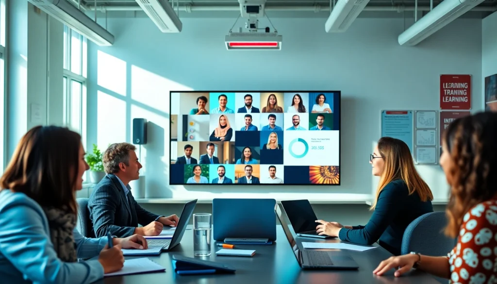 Engaged professionals participating in training via https://www.careersprints.com virtual classroom.