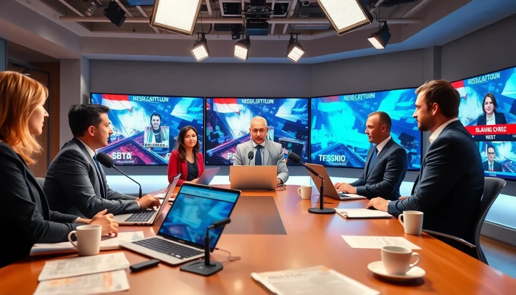 Reporters from https://www.slavicsac.com delivering the latest Slavic news in a vibrant newsroom.