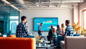 Enhance your marketing strategy with insights from https://u888com.biz/ in a modern office setting.