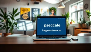 Engage with content on health and tech at https://spectacle.com.ua in a vibrant office setting.