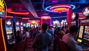 Menang besar dengan slot gacor di kasino penuh warna dan energik.