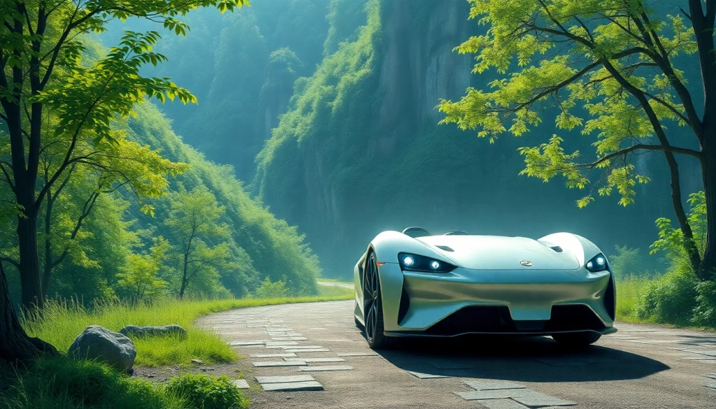 カーリースを通じて新車に乗って楽しむカップルの笑顔のシーン。