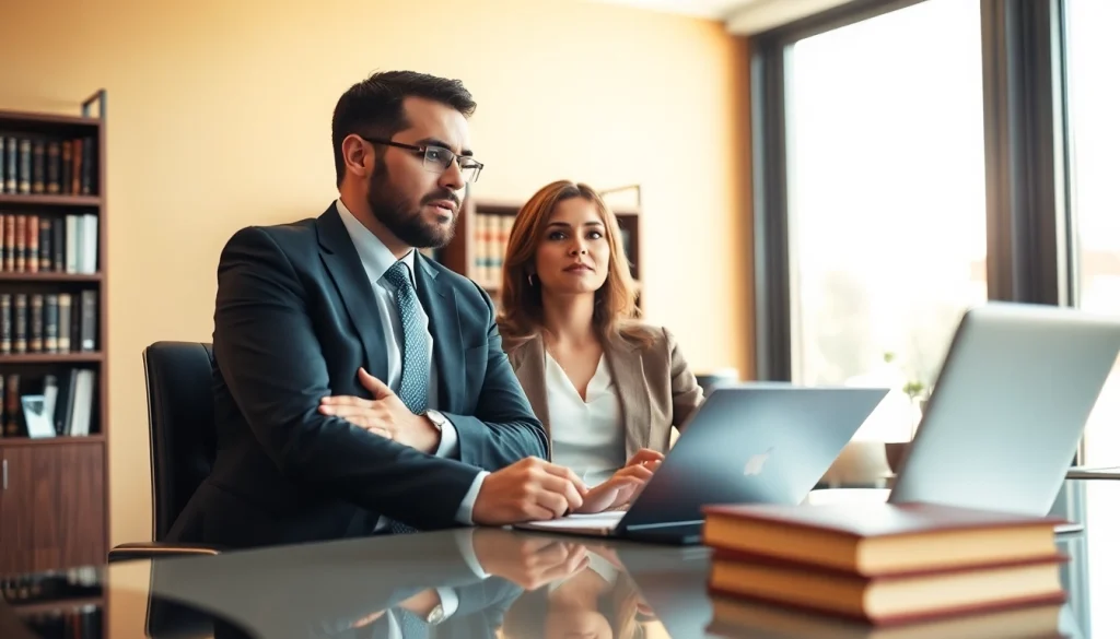 Helping clients navigate their legal journey at https://www.wcfjustice.com in a supportive law office.