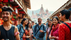 Travel enthusiasts at https://travelvixta.com explore vibrant markets, engaging with local culture.