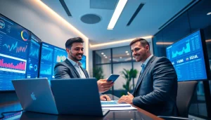 Dynamic modern finance scene with digital charts and online betting highlights for 79king in 2025