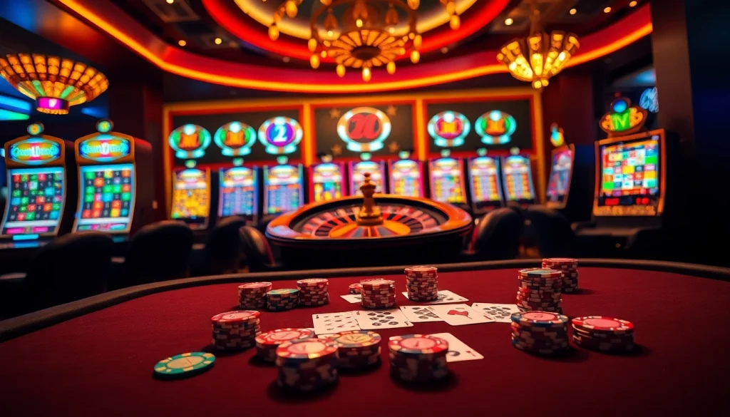 Experience the excitement of Trang chủ XX88 at our vibrant poker tables, where high-stakes games and colorful chips await players.